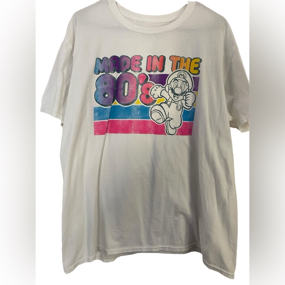 Men’s X-Large Super Mario Made In The 80’s T-Shirt